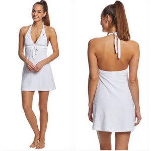 Women's Ralph Lauren White Swim Terry Cover Up